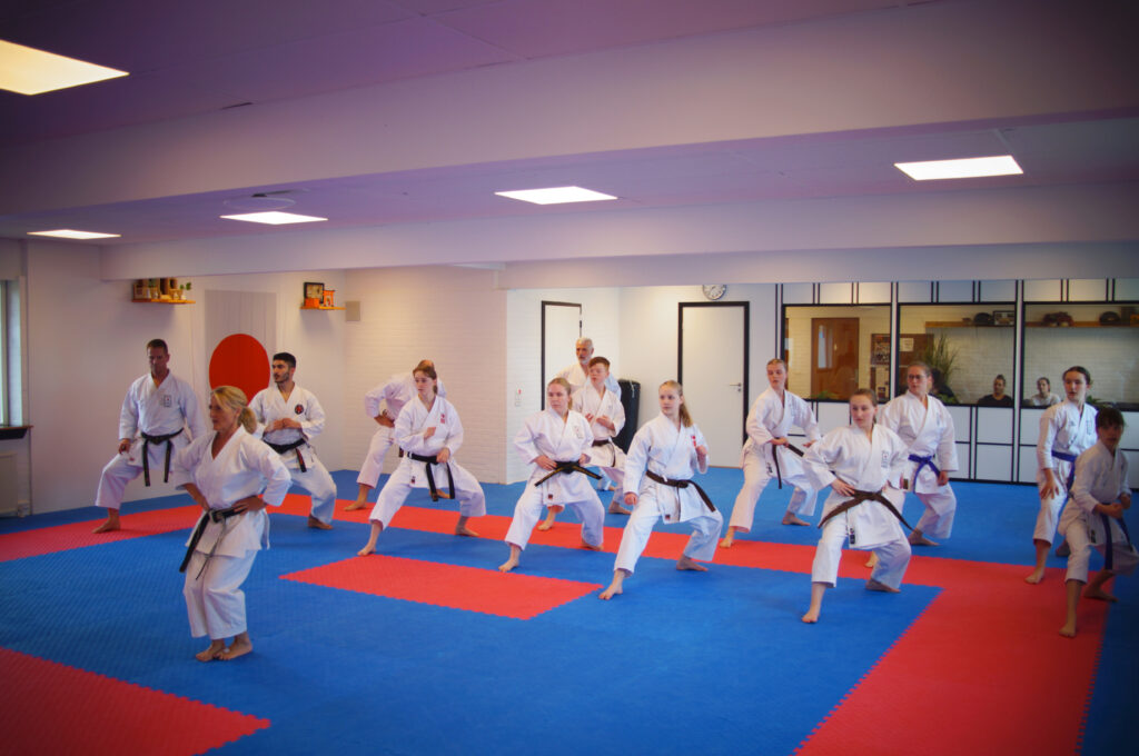 Sensei Lone Hansen træner i Sedokan Karate Do Klub i Holstebro